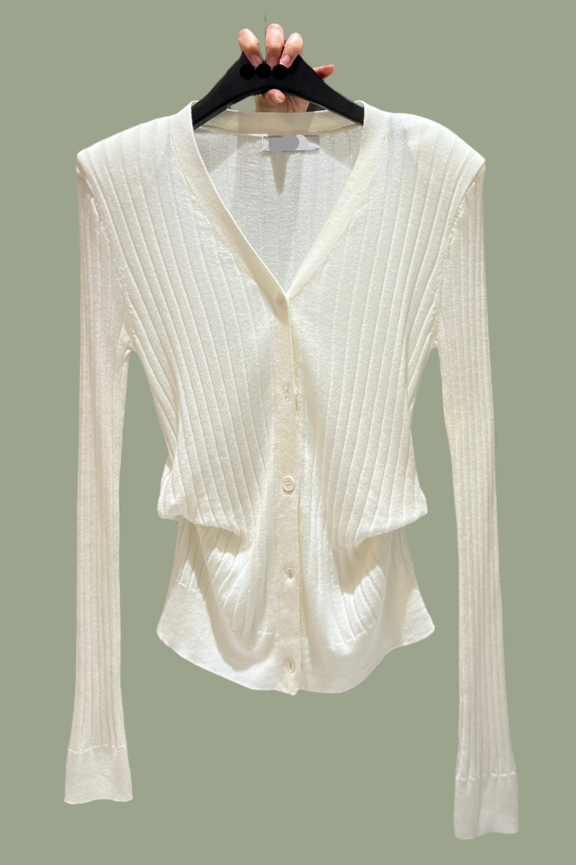 Norla padded v neck cardigan