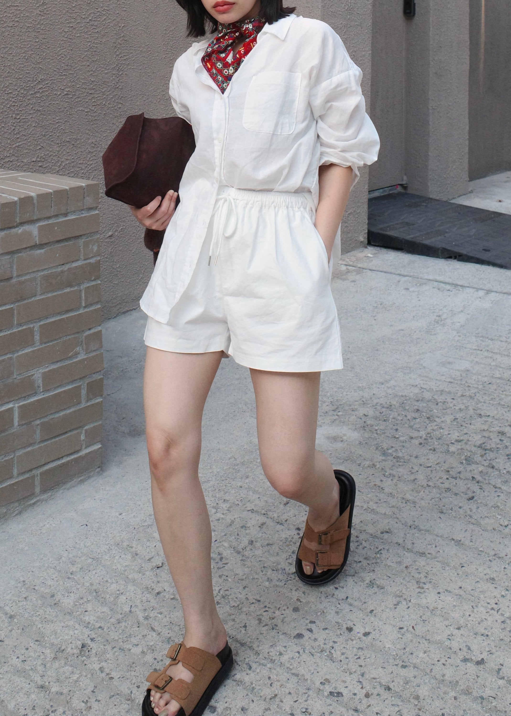 Linen oversized shirt