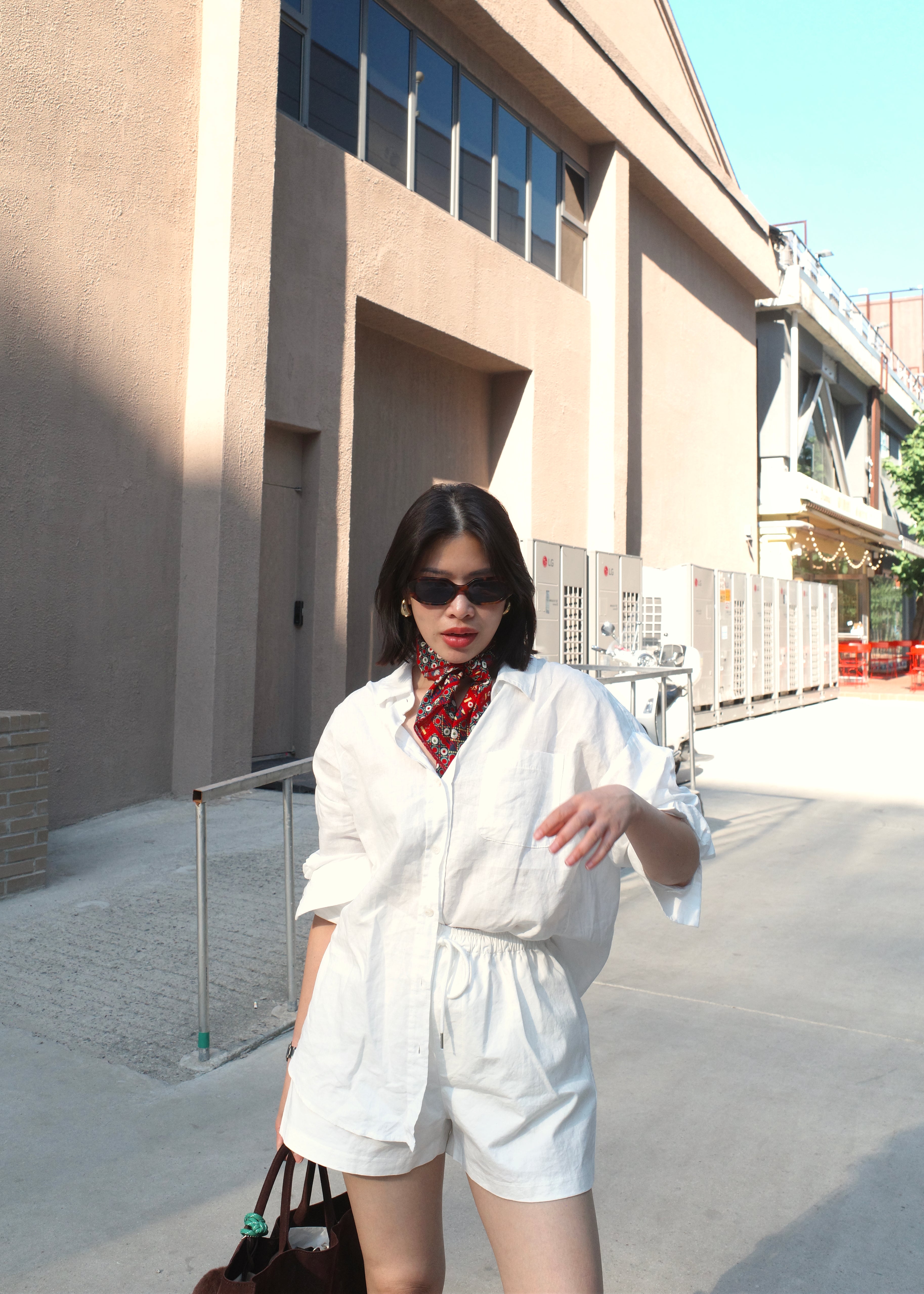 Linen oversized shirt