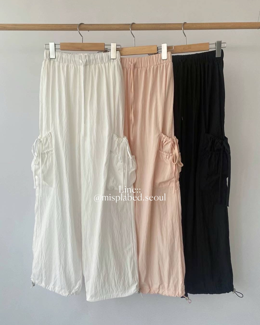 double pocket summer jogger pants