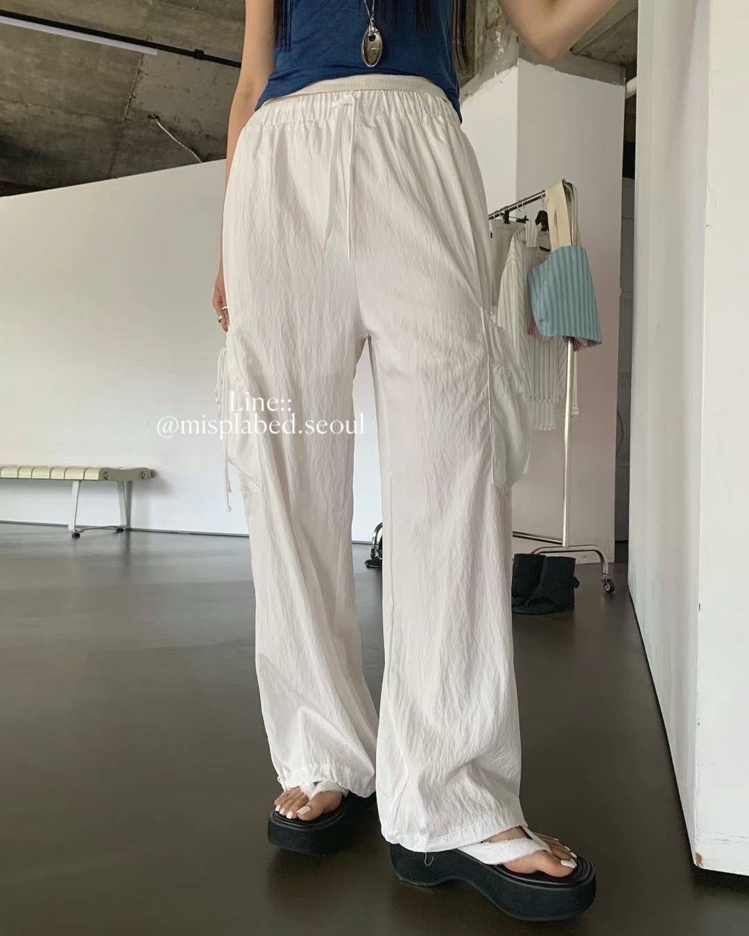 double pocket summer jogger pants