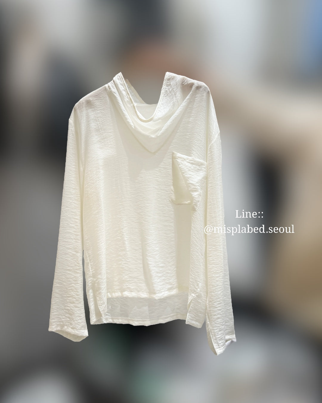 cowl neck long sleeve blouse