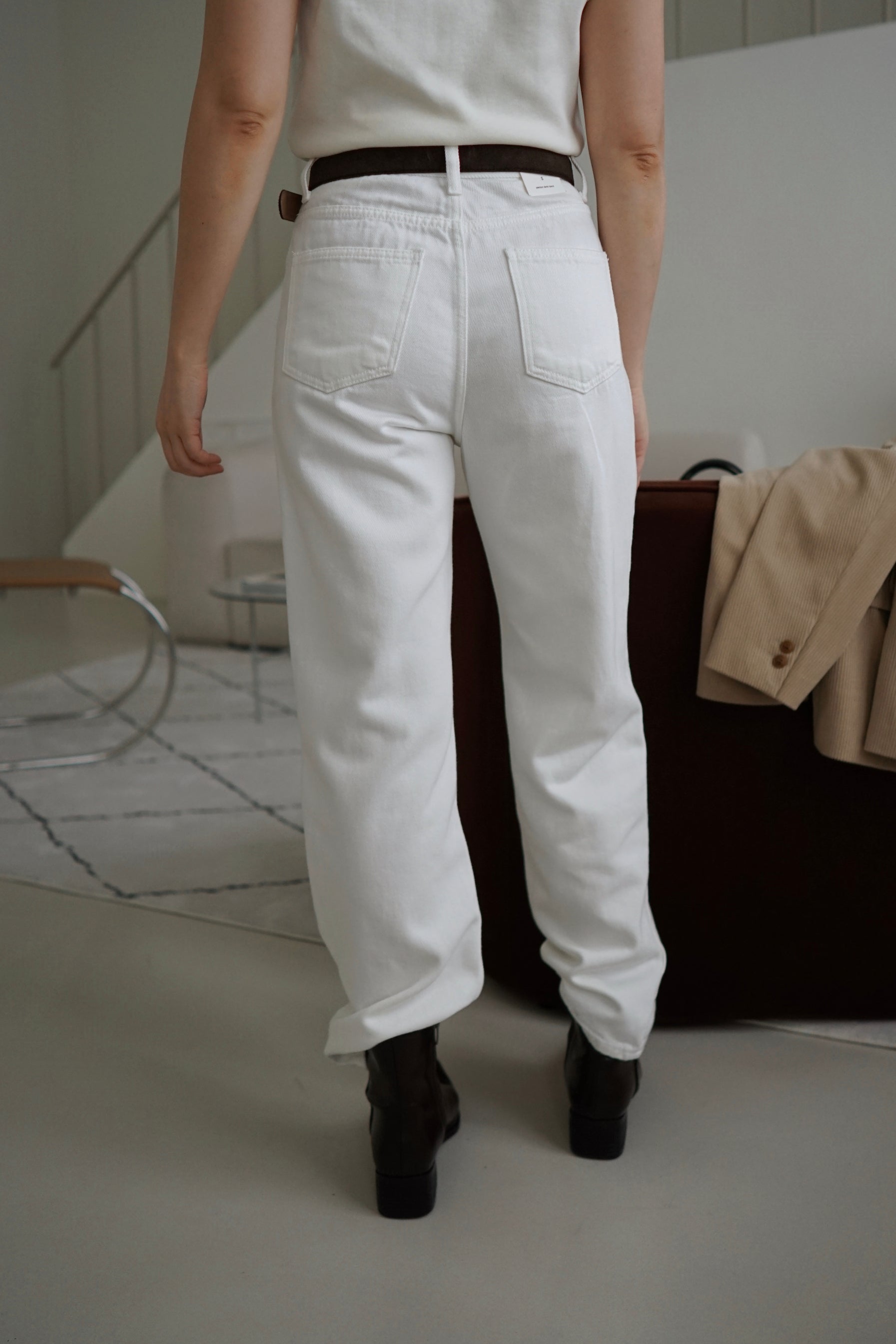 high rise slim soft jeans