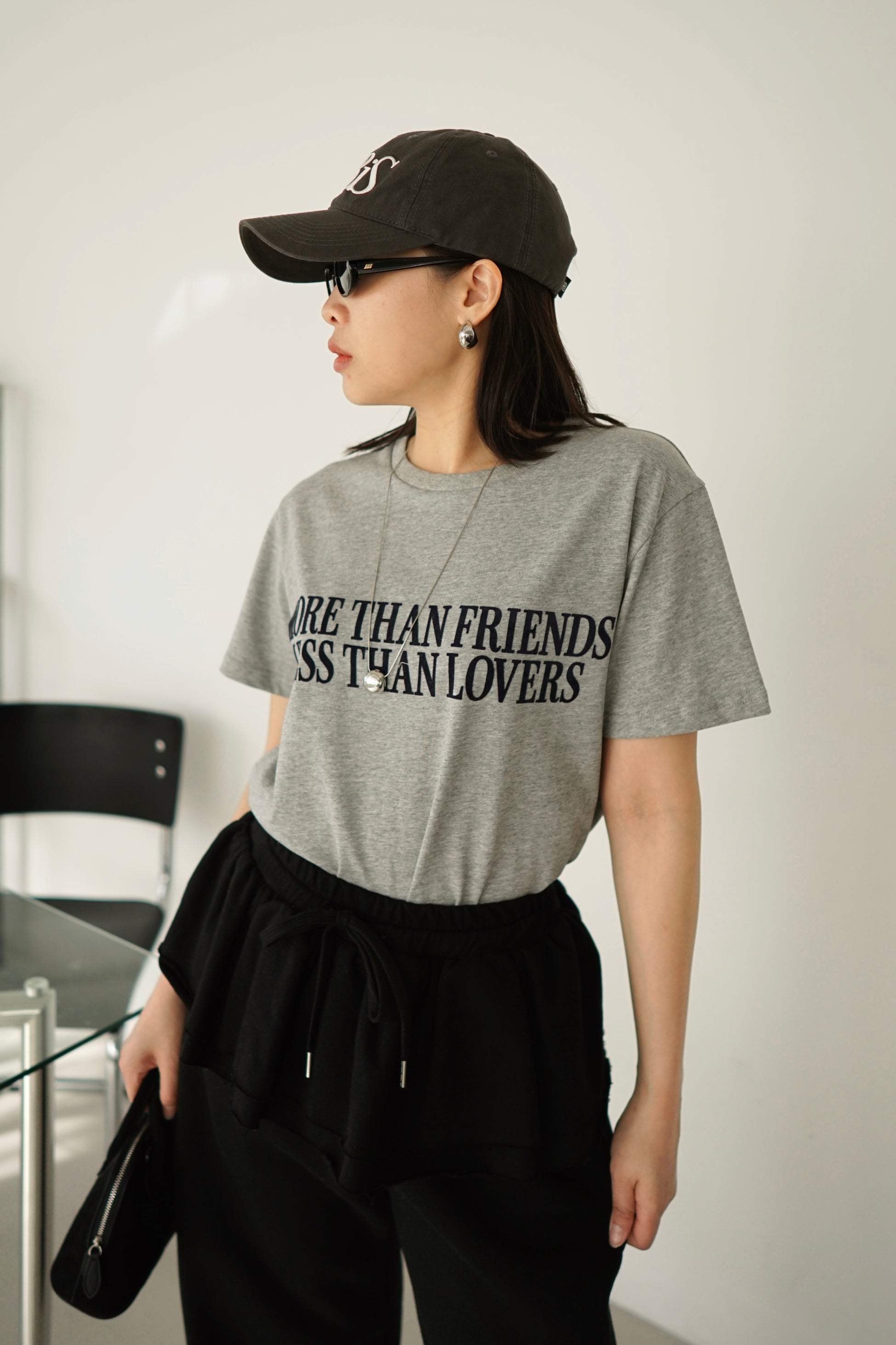 more than friends tee