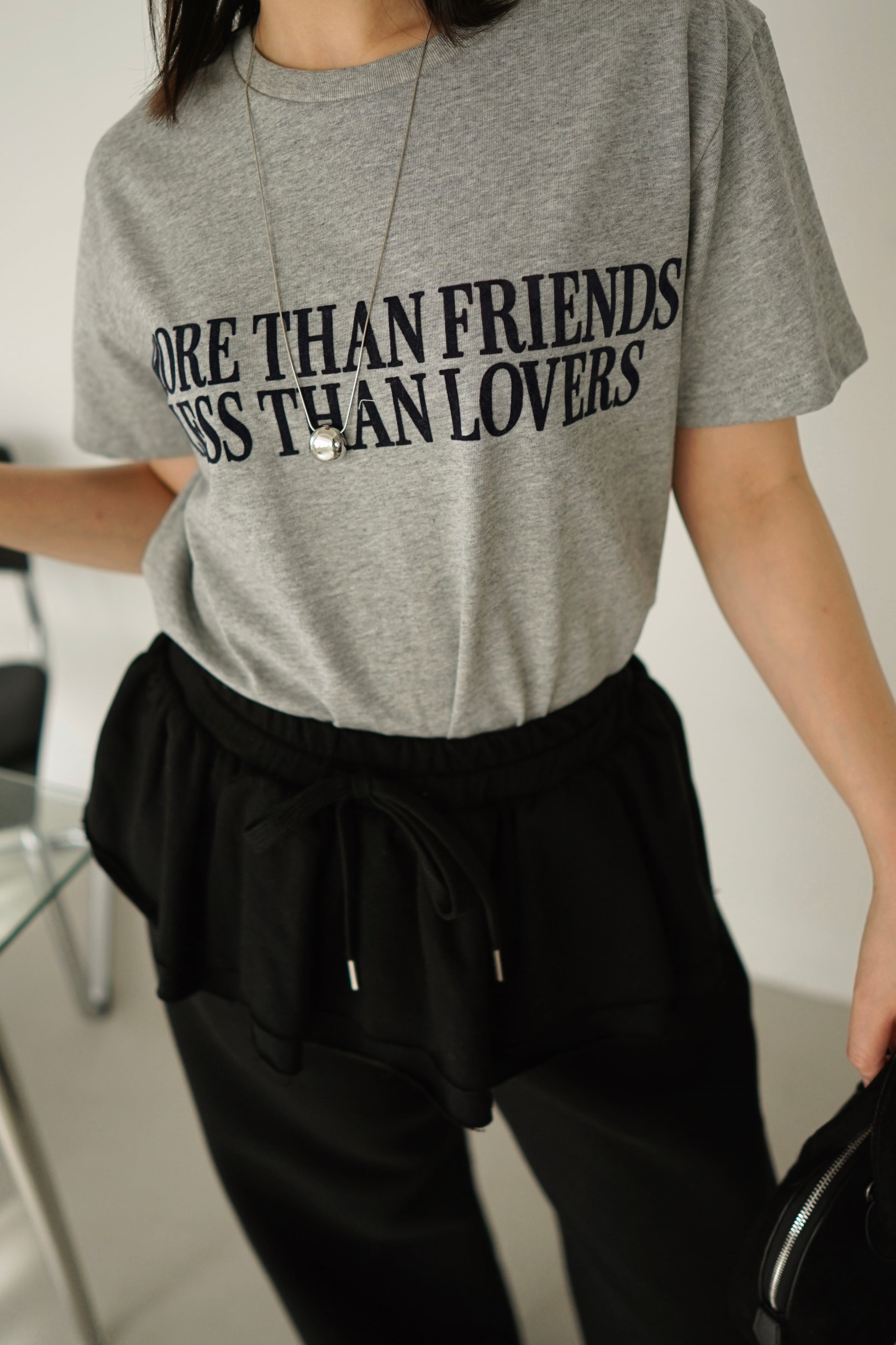 more than friends tee