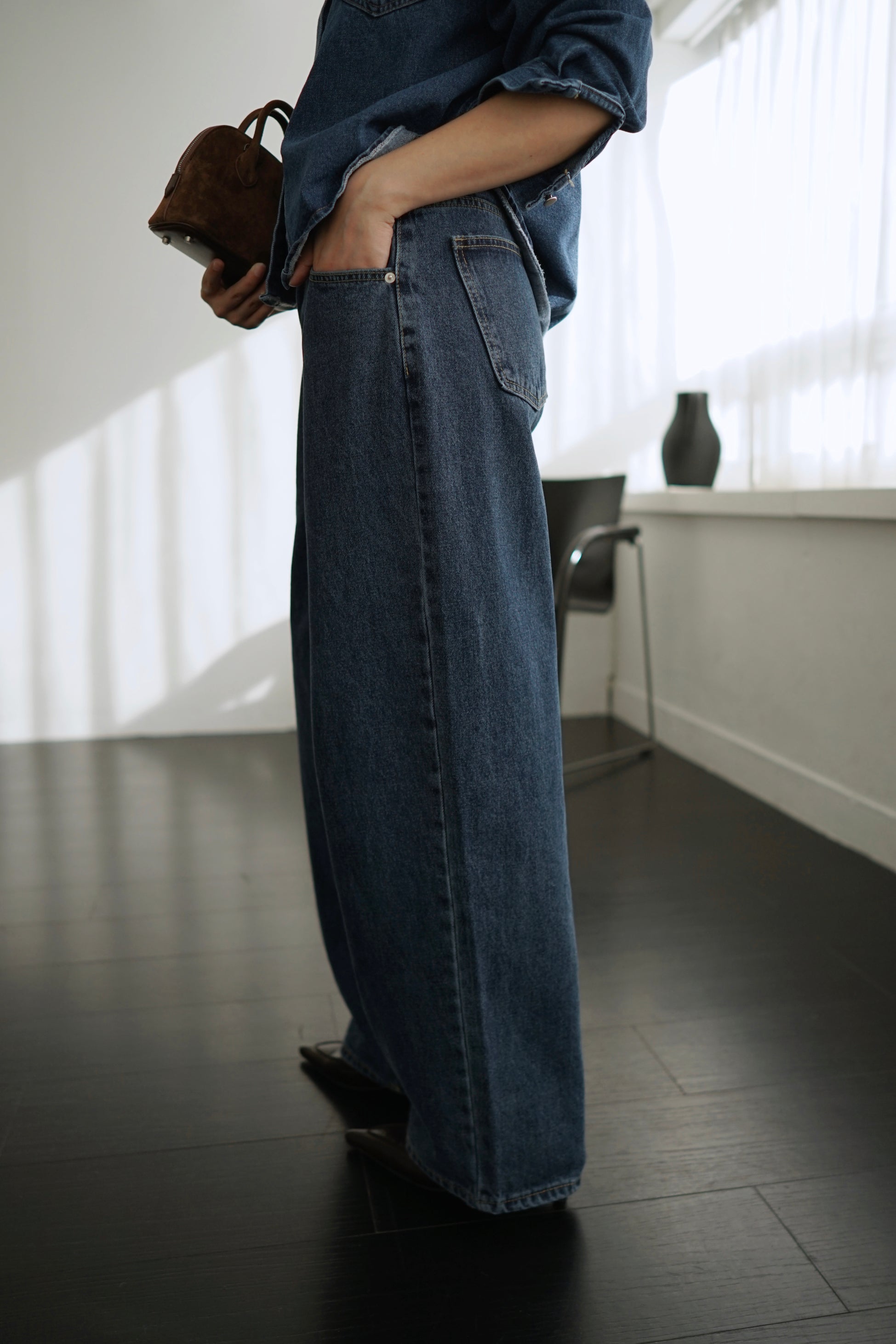 Kerrie wide leg jeans ยีนส์ทรง Baggy