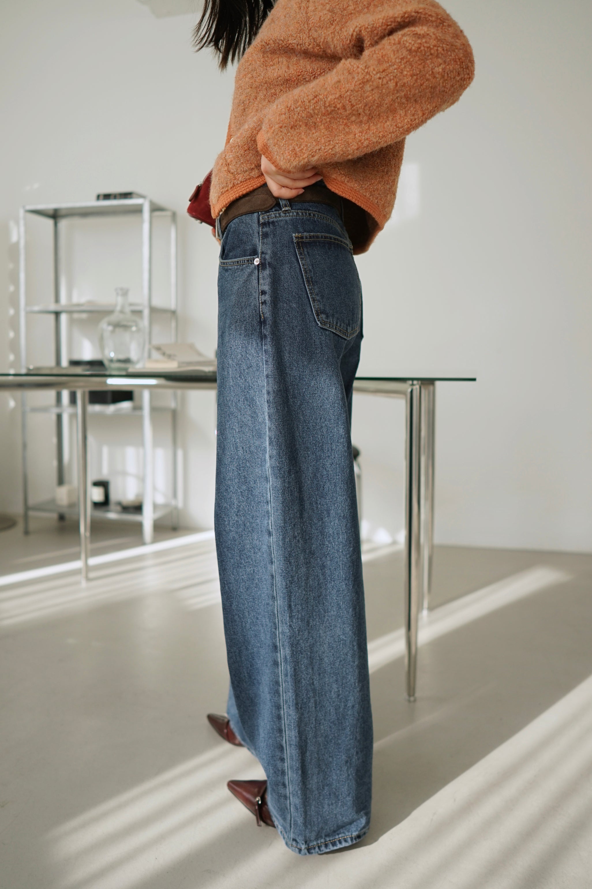 Kerrie wide leg jeans ยีนส์ทรง Baggy