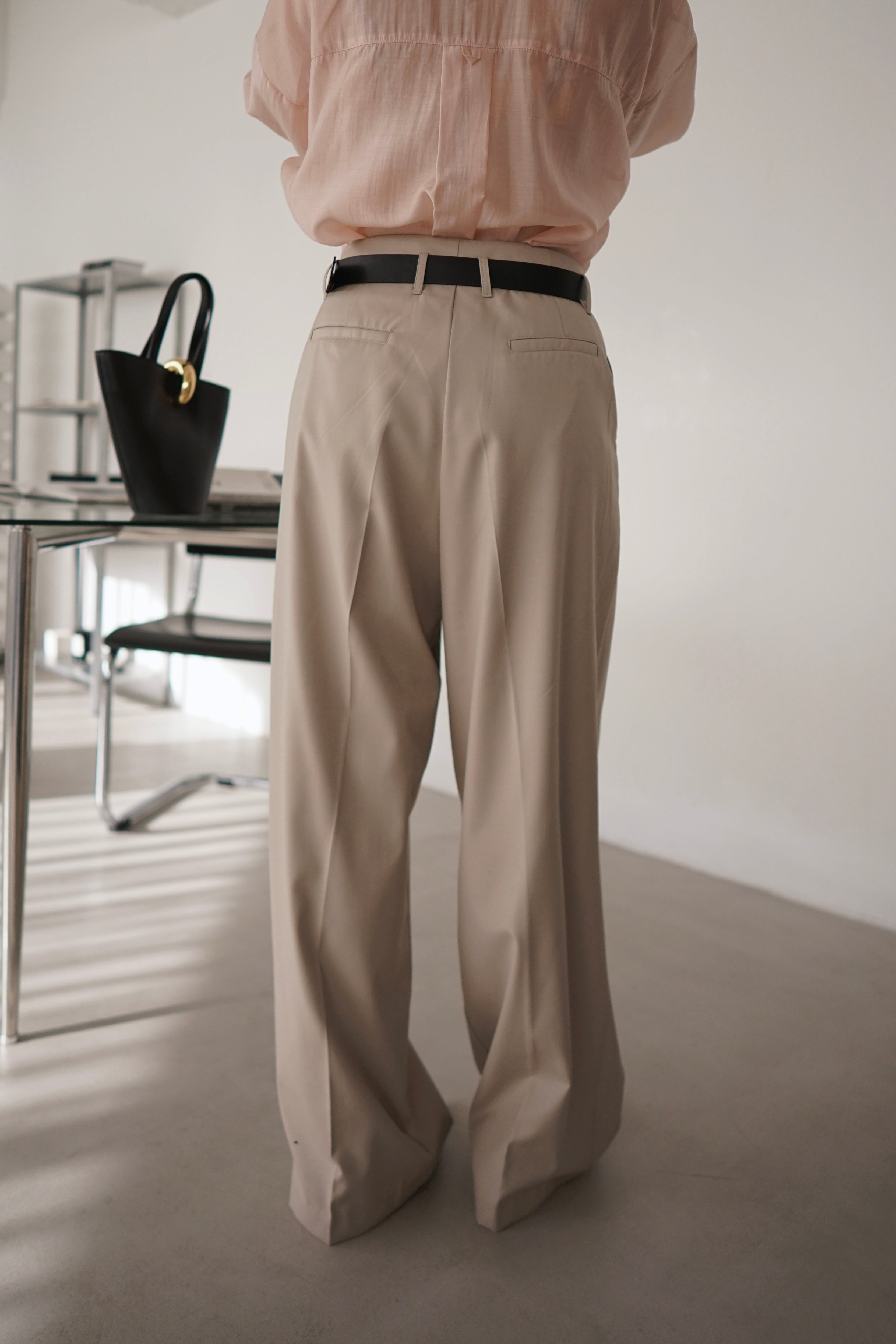 Jill wide leg trousers with belt