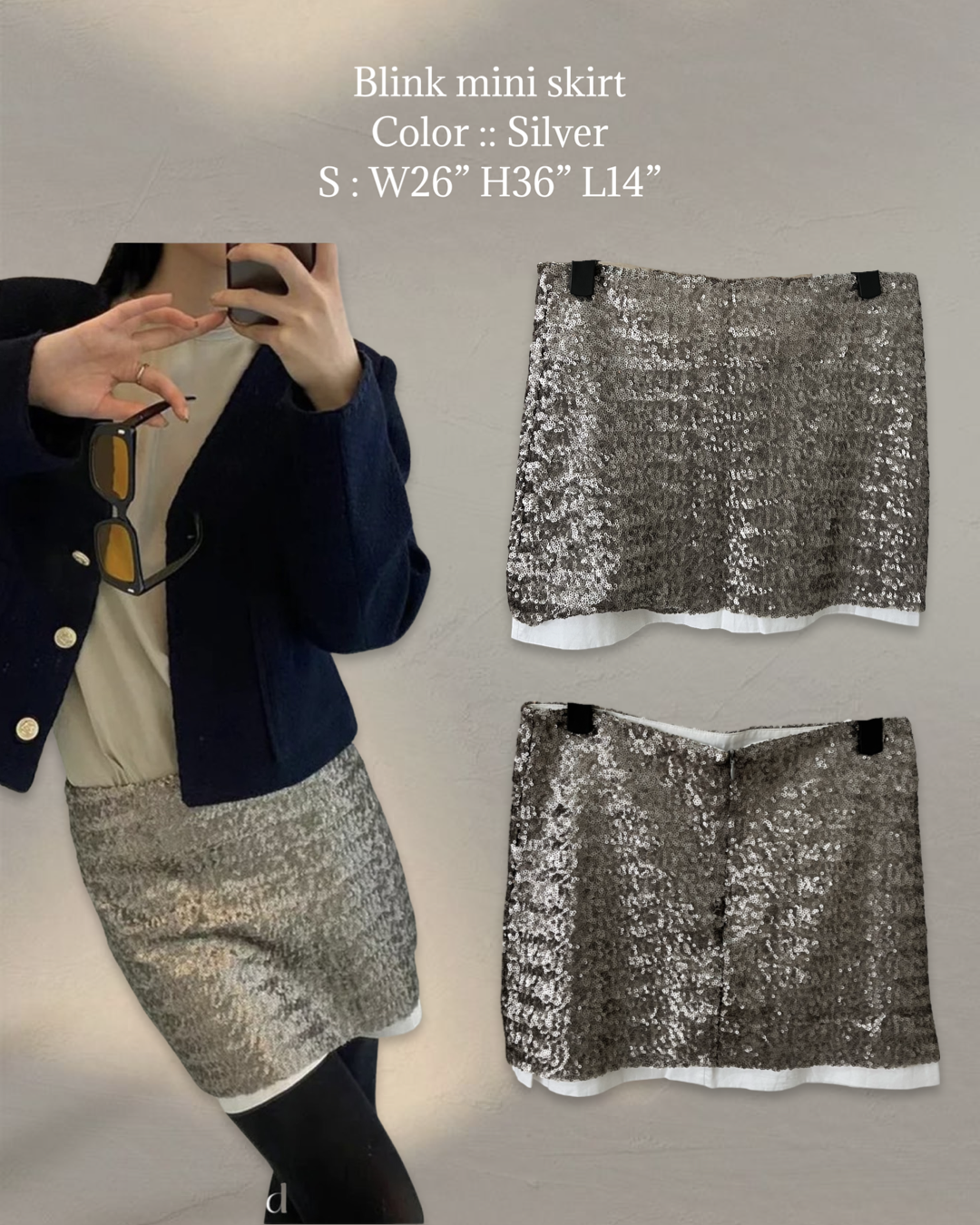 Blink mini skirt