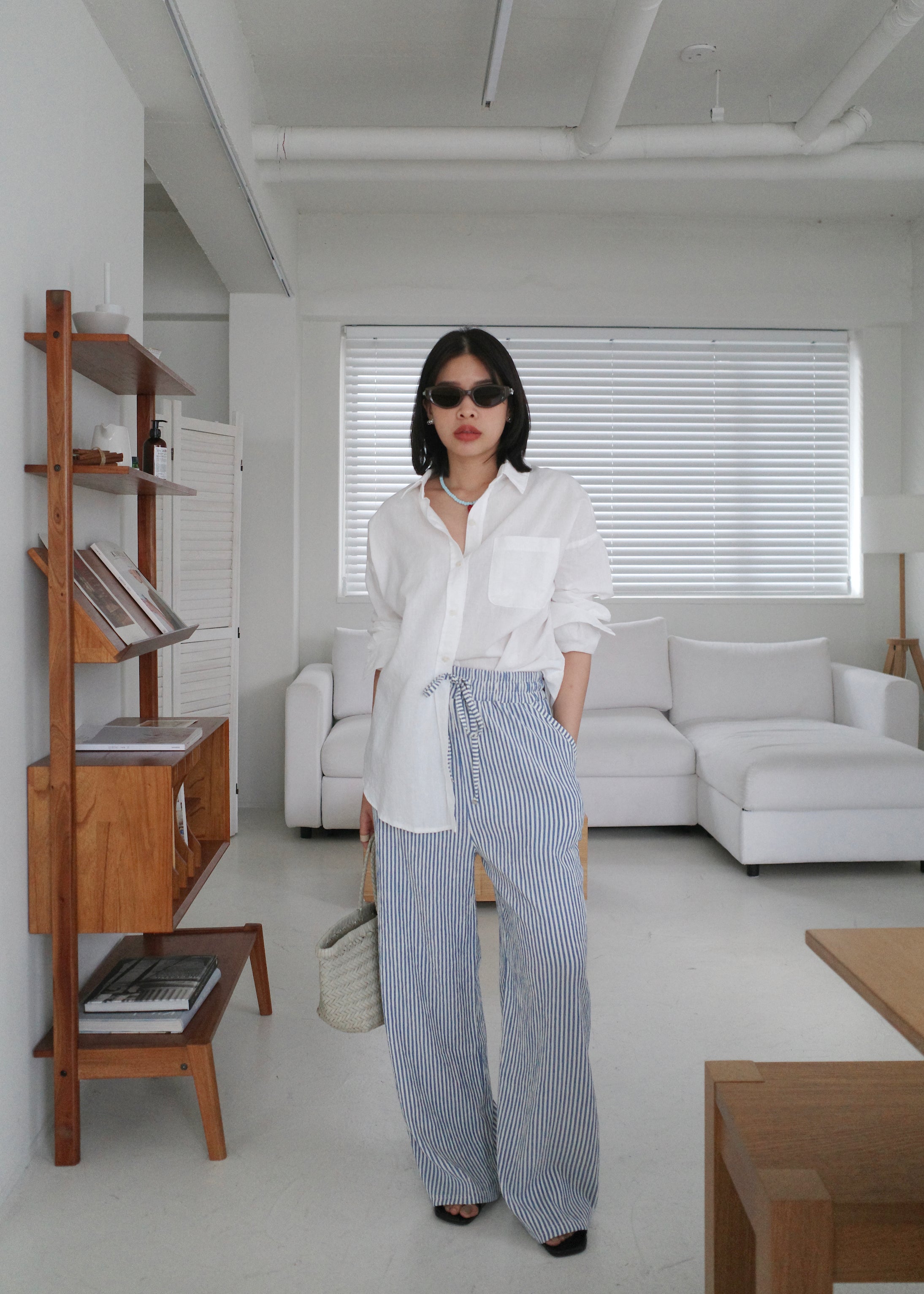 Linen oversized shirt