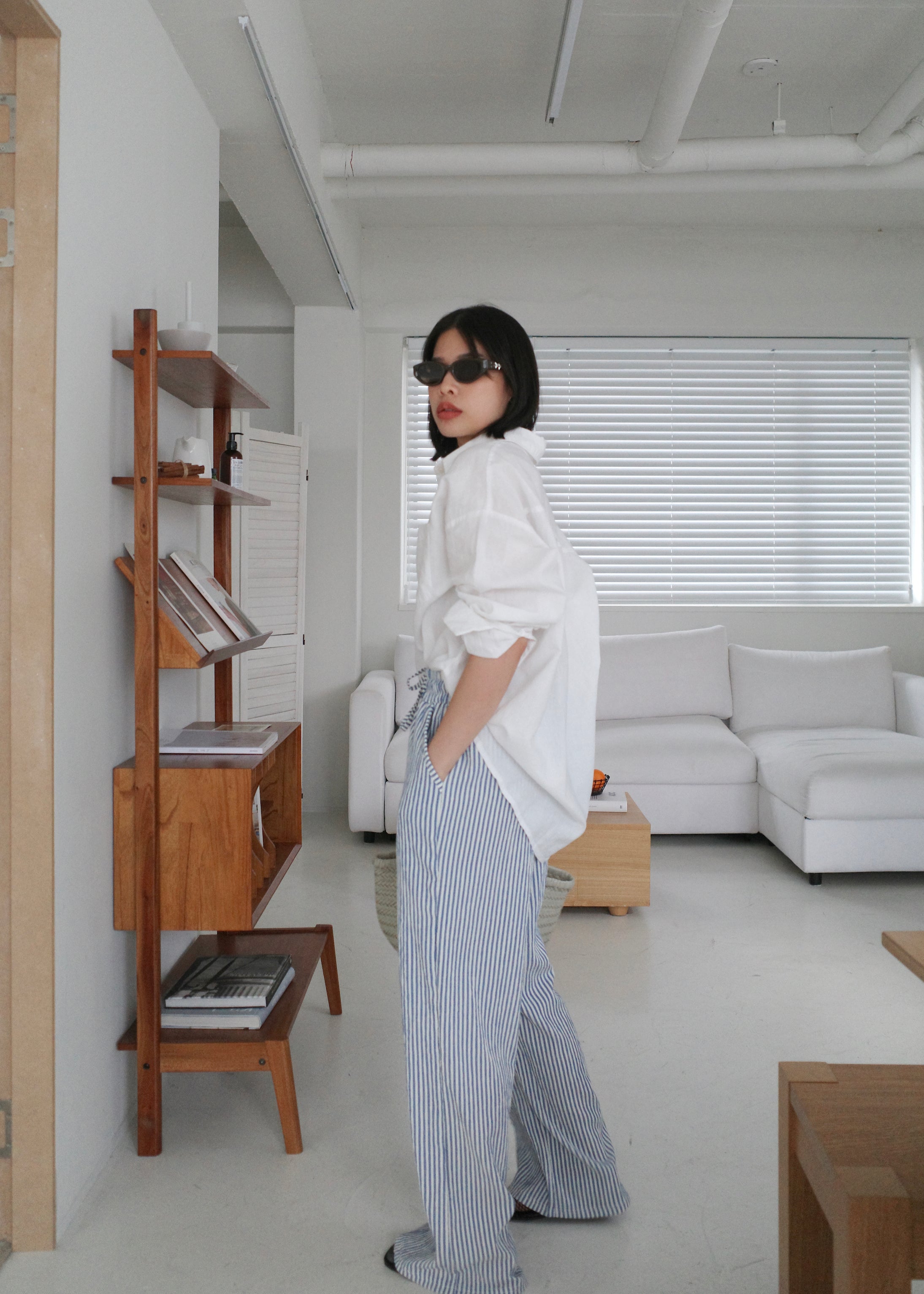 Linen oversized shirt