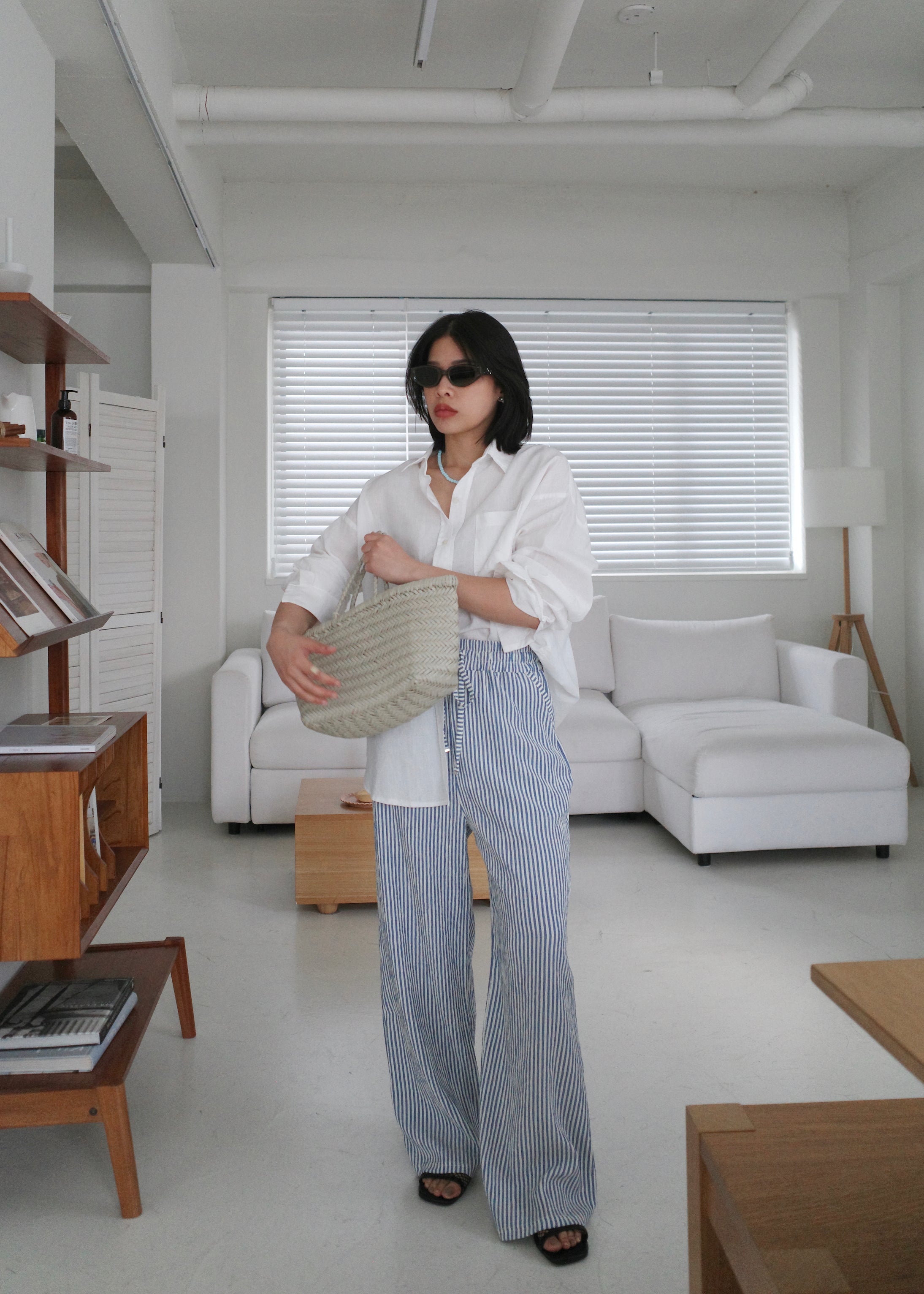 Linen oversized shirt