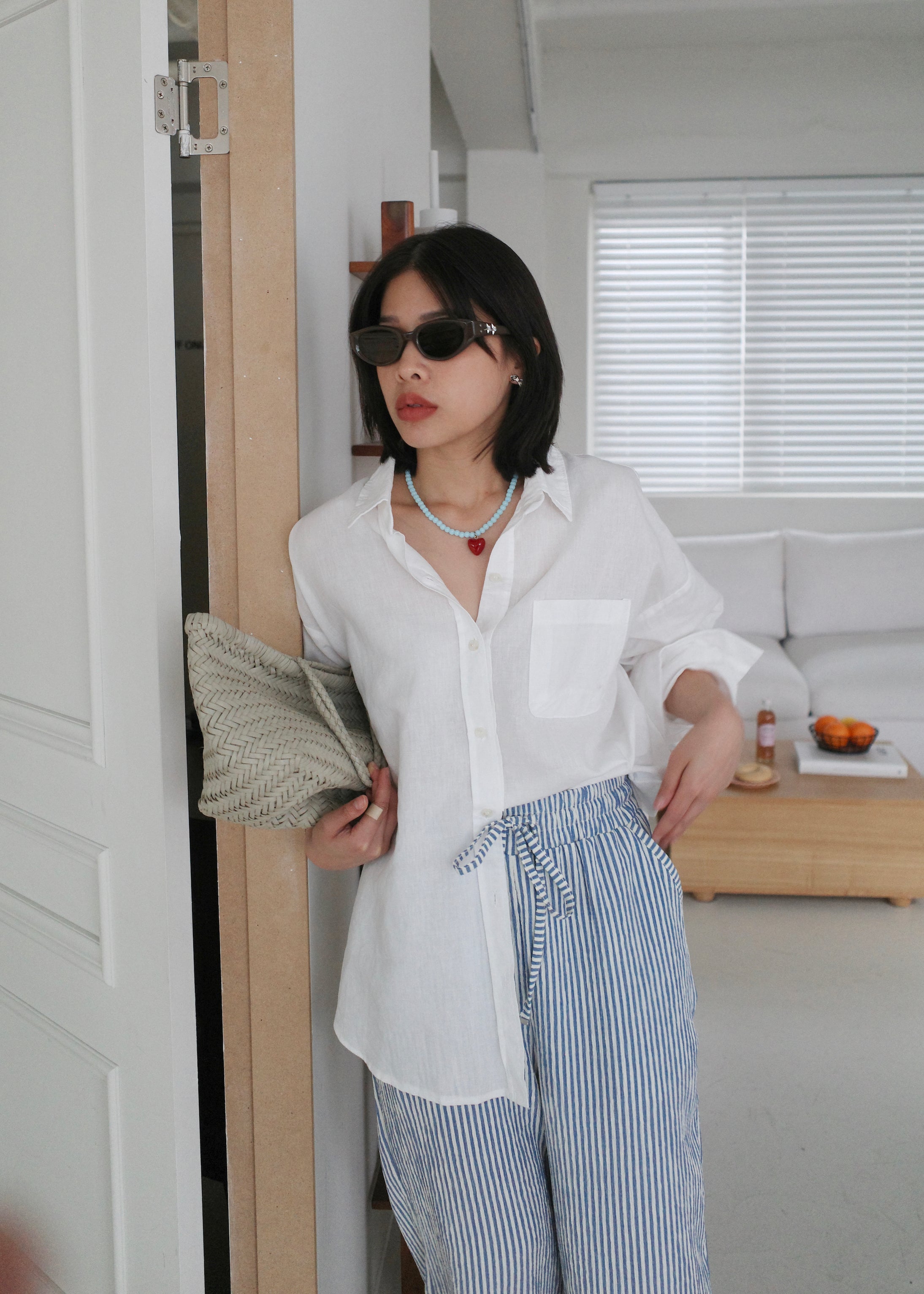 Linen oversized shirt