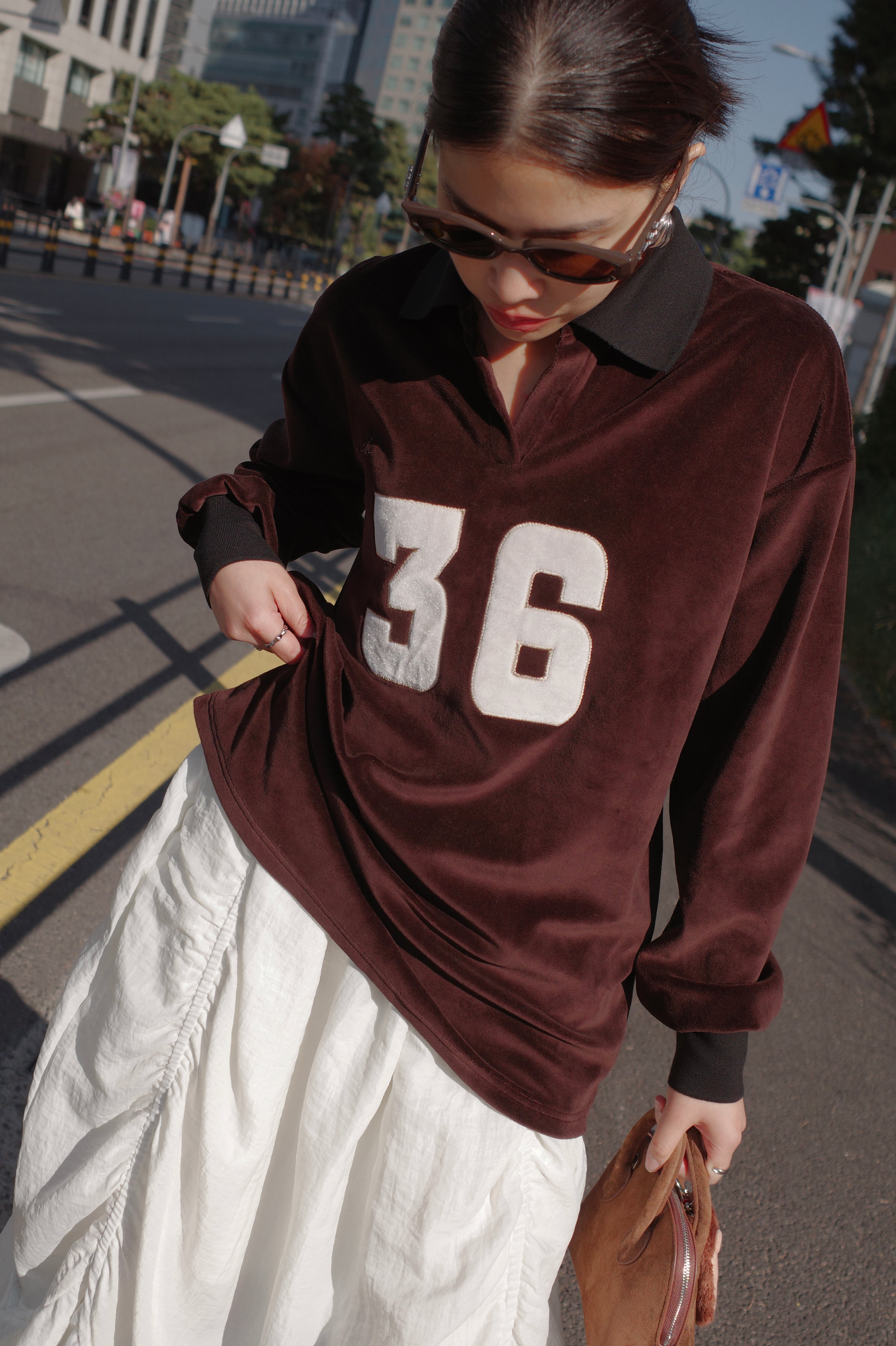 NO.36 velvet pullover