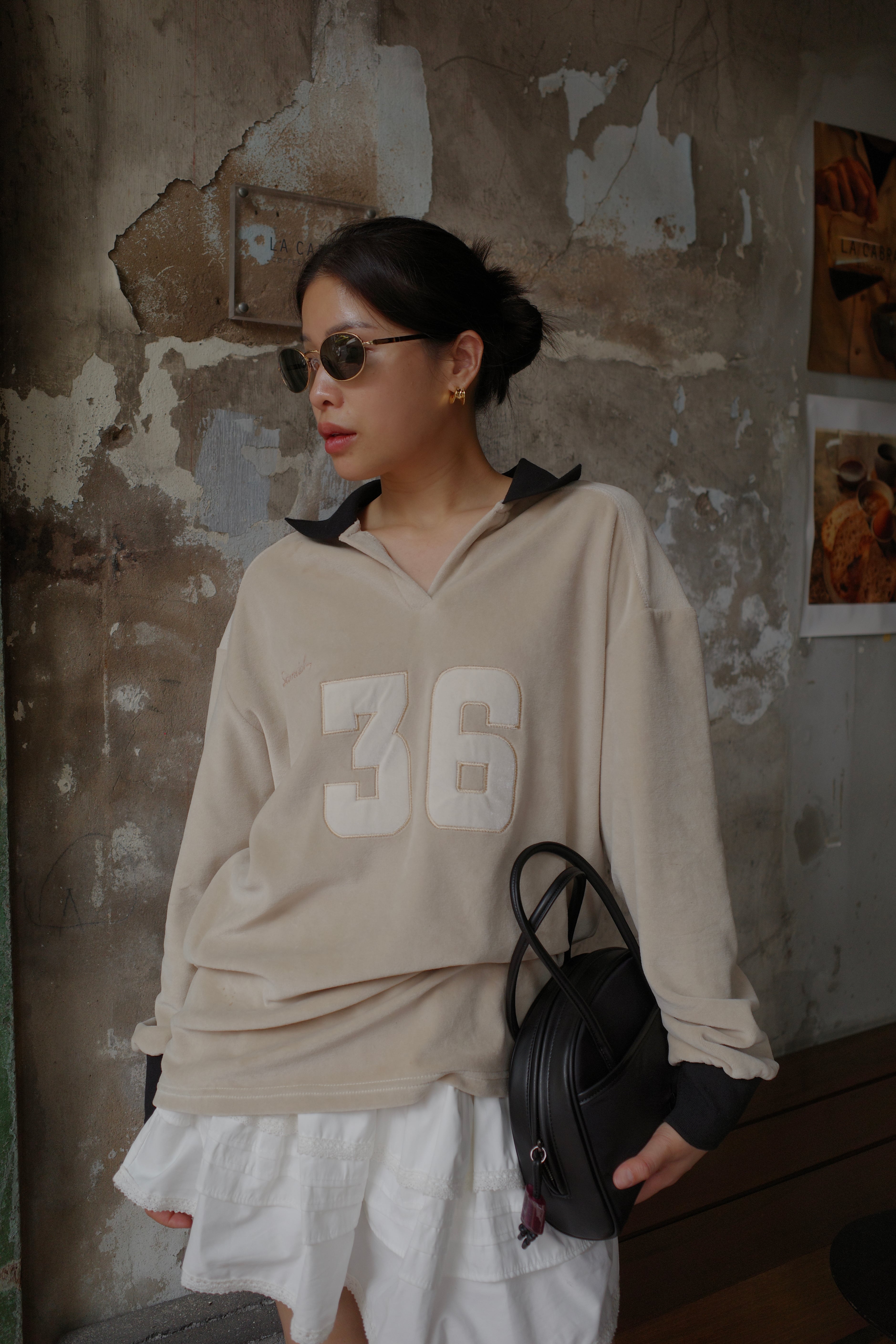 NO.36 velvet pullover