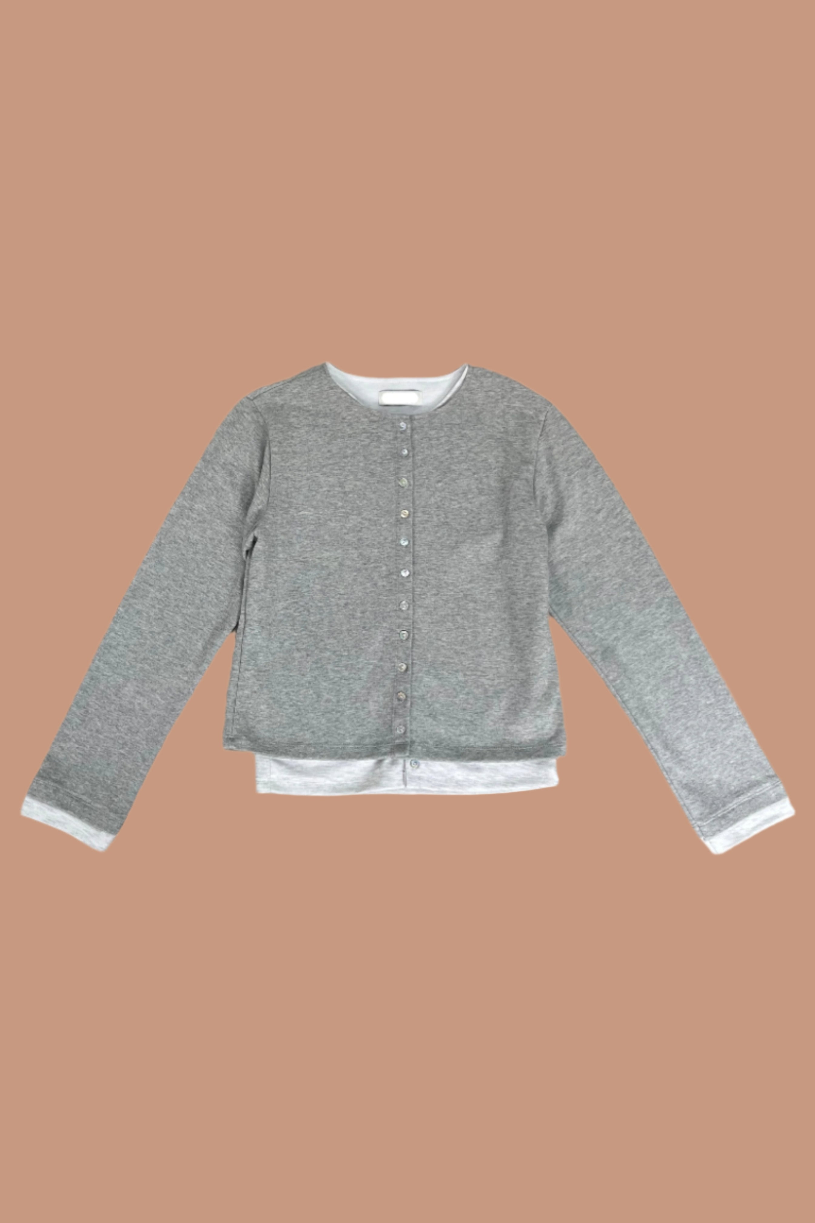 Foret double layer cardigan