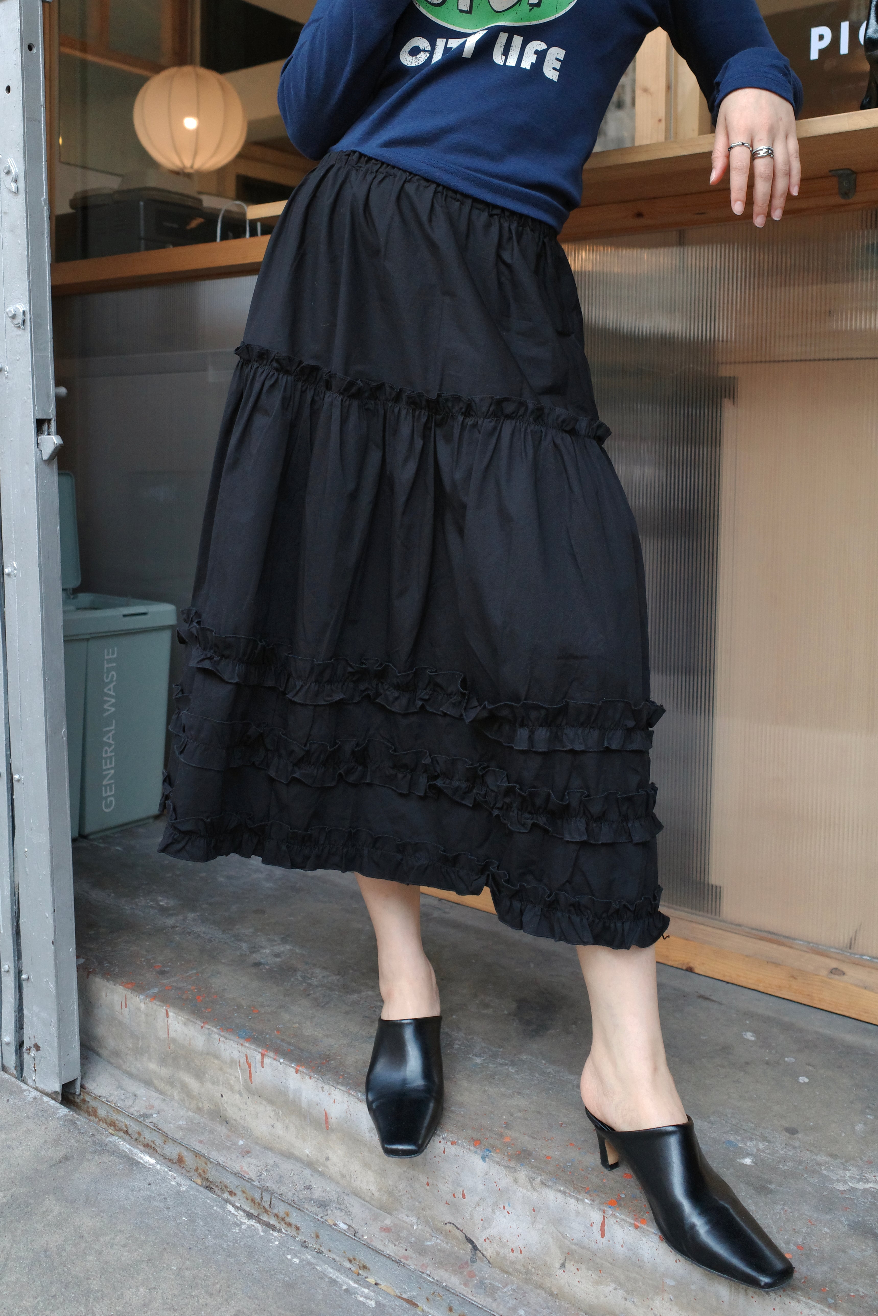 Valencia frill full skirt