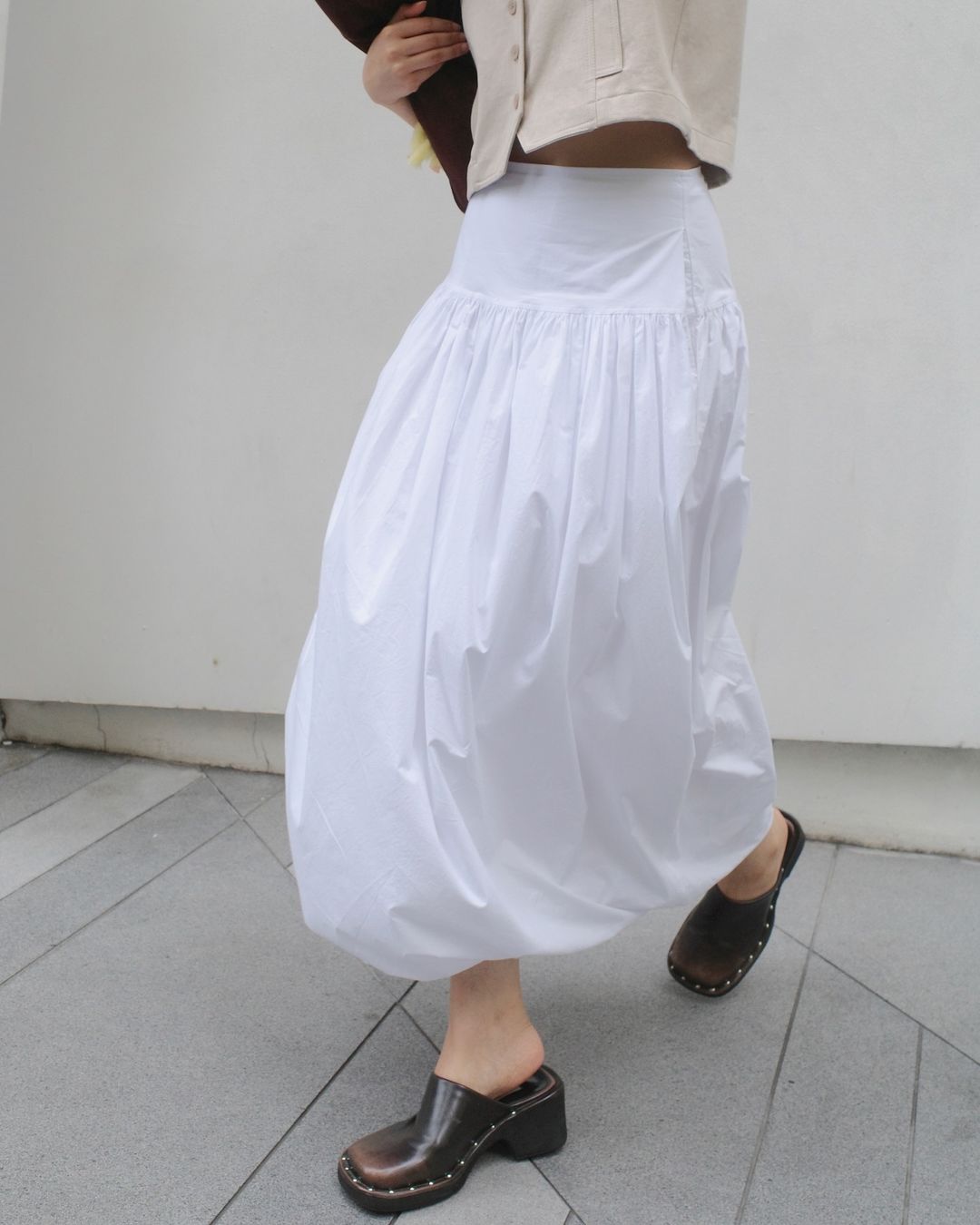 Neroli balloon skirt